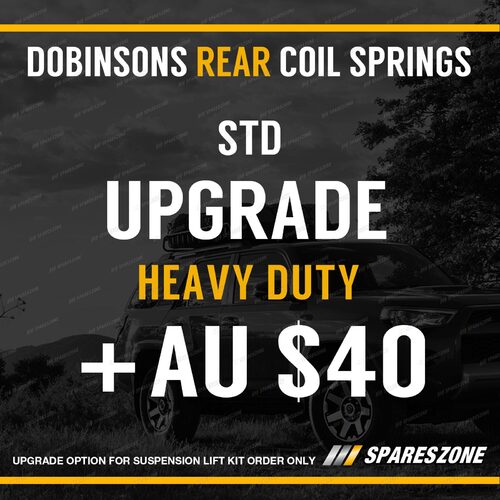 Suspension Lift Kit Upgrade Option - Rear Heavy Duty Dobinsons Springs