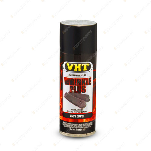 VHT Wrinkle Finish High Heat Spray Paint Wrinkle Plus Coating Black SP201