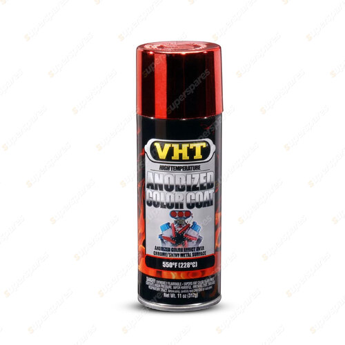 VHT Red Anodised Colour Coat High Temperature Auto Spray Paint SP450