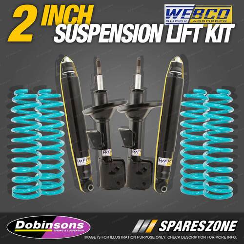 2" Lift Kit Webco Shock Dobinsons Coil Spring for MAZDA Tribute Escape BA ZA ZB