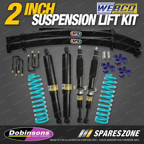 2" 50mm Lift kit Strut Dobinsons Coil EFS Leaf springs for Mazda BT-50 21-on