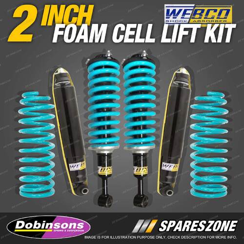 2" Foam Cell Lift Kit Pre Assembled Dobinsons Coil for Nissan Navara NP300 D23