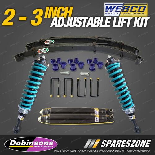 Adjustable 2 - 3 Inch Pre Assembled Lift Kit Dobinsons Coil for Mazda BT50 11-20