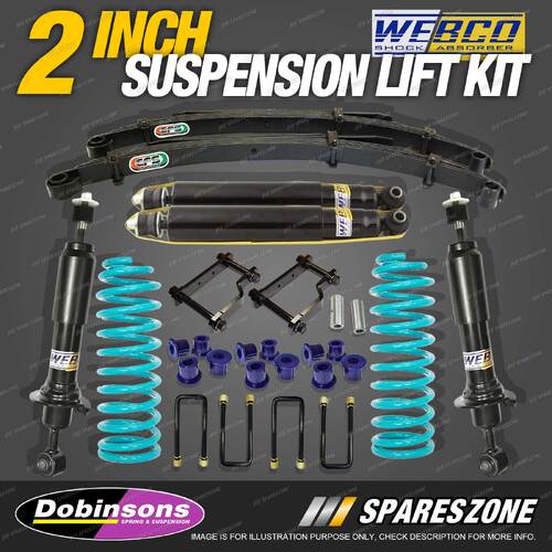 2" 50mm Lift kit Dobinsons Coil EFS Leaf Shackle for Holden Colorado RG 12-on