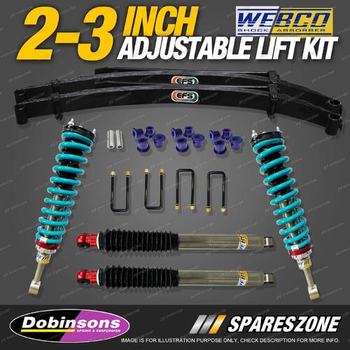 2"-3" Adjustable Pre Assembled Lift Kit Dobinsons Coil for Isuzu D-Max 12-20