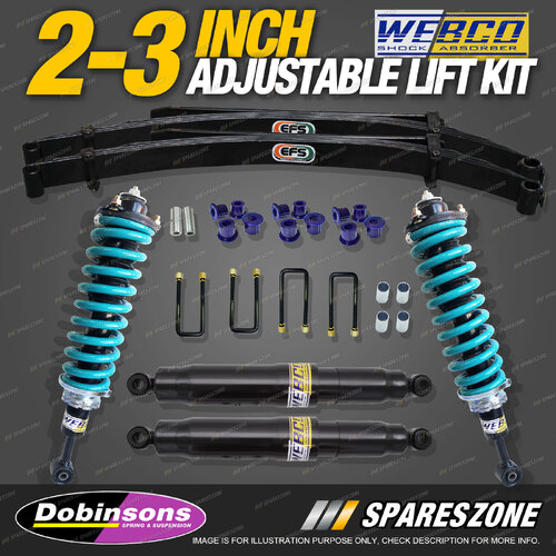 2"-3" Adjustable Pre Assembled Lift Kit Dobinsons Coil EFS Leaf for LDV T60