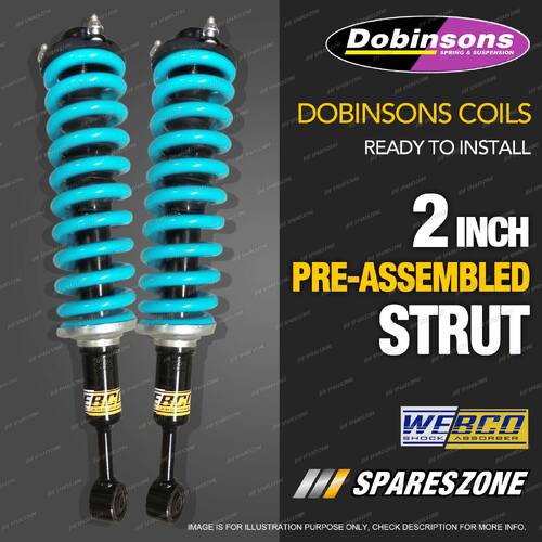 Complete Struts Assembly Lift Kit Dobinsons Coil for Ford Ranger Next Gen PY