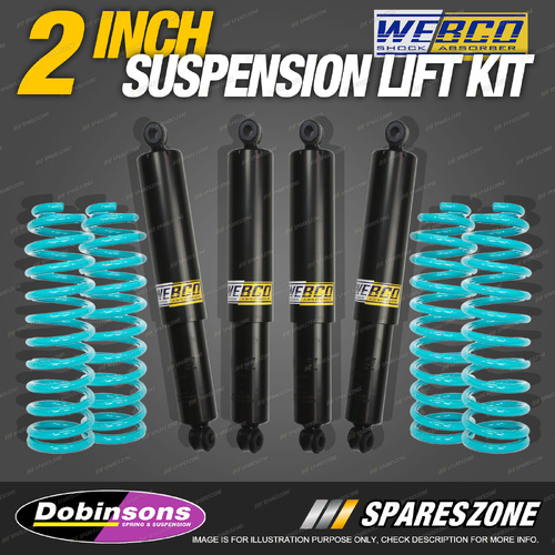 2" 50mm Lift Kit Shocks Dobinsons Coil Springs for Landrover Discovery TG II