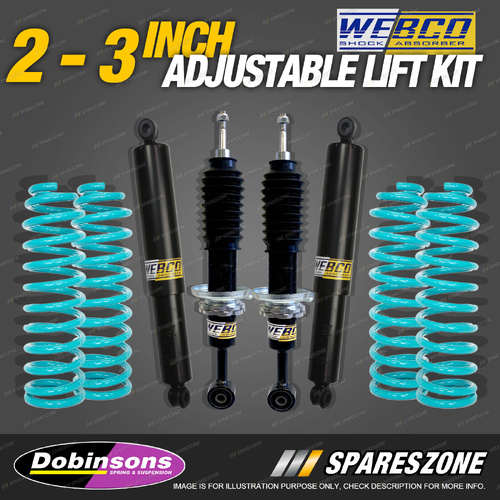 2 - 3 Inch Adjustable Lift Kit Dobinsons Coil Spring for Holden Colorado 7 RG