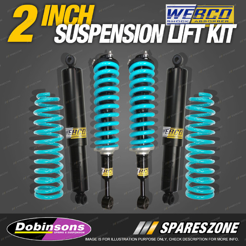 2" 50mm Lift kit Pre Assembled Dobinsons Coil Springs for Holden Colorado 7 RG