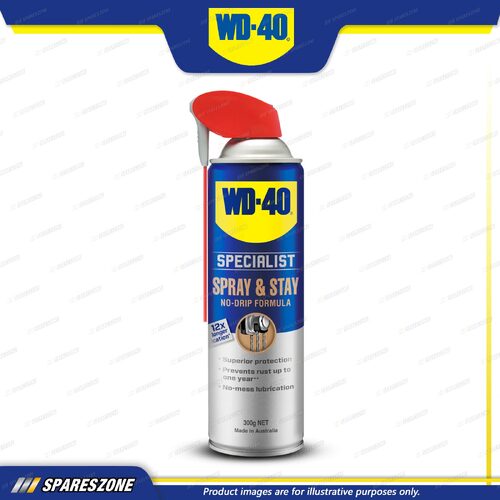 WD-40 Specialist Spray & Stay Gel Lubricant 300g with Smart Straw