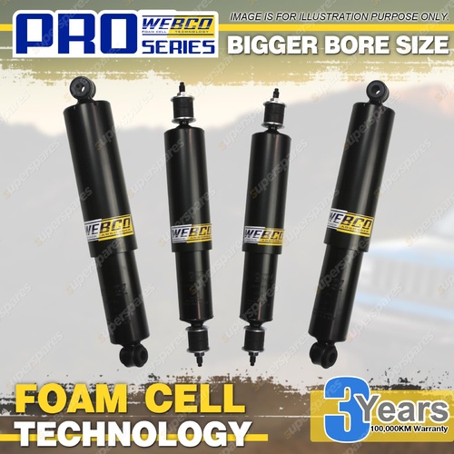 Front Rear 2" Foam Cell Shock Absorbers for Jeep DJ5 DJ6 CJ7 Cherokee Wagoneer