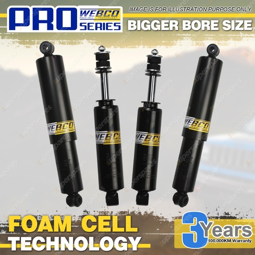 Front Rear 2" Lift Foam Cell Shock Absorbers for Ford Courier PG PH Ranger PJ PK