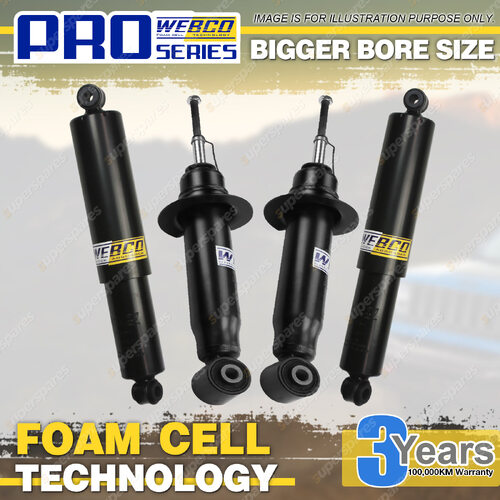 Front Rear 2" Lift Foam Cell Shock Absorber for Mitsubishi Pajero NM NP NS NT NW