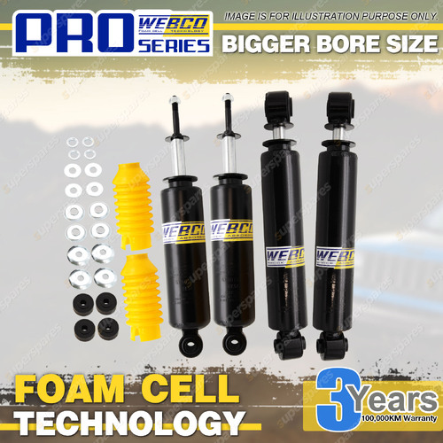 Front + Rear 2" Lift Foam Cell Shocks for Mazda Bravo B2500 B2200 B2600 B4000