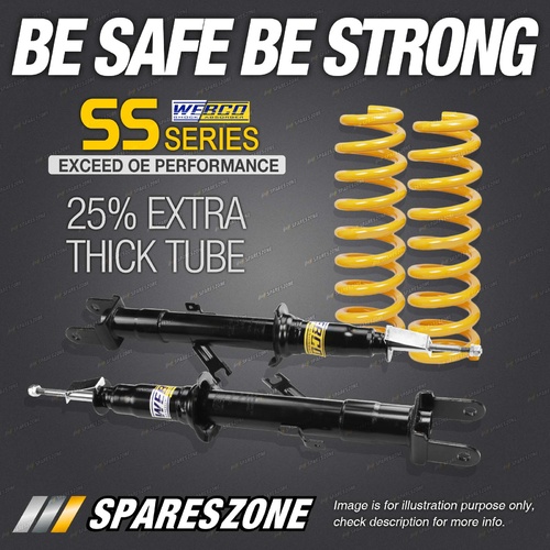 Front Webco Shock Absorbers STD King Springs for FORD TERRITORY SX SY 2WD 04-07