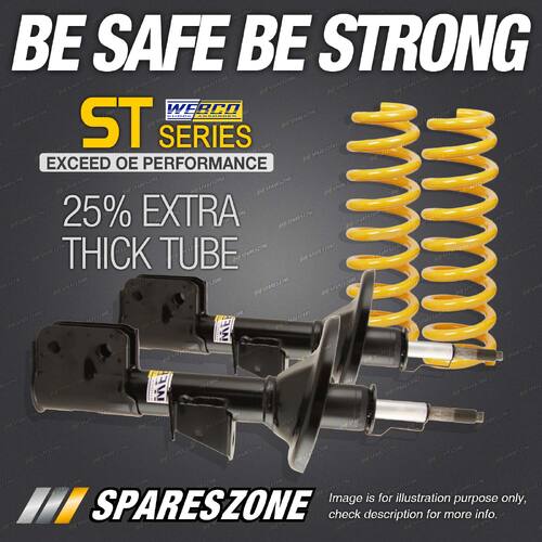 Front Webco Shock Absorbers Raised Springs for Nissan X-Trail T31 Petrol 12-13