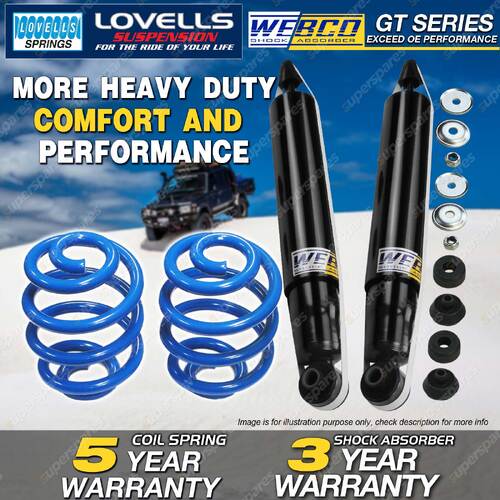 Rear Webco Shock Absorbers Sport Low Springs for Commodore VN VP VR VS w/IRS