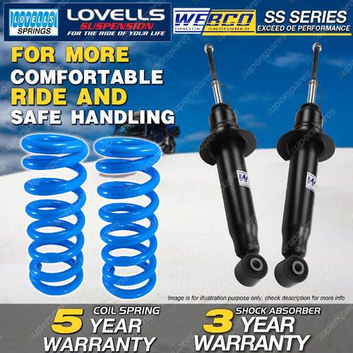 Front Webco Shock Absorbers HD Raised Springs for MITSUBISHI Pajero NP NS NT NW