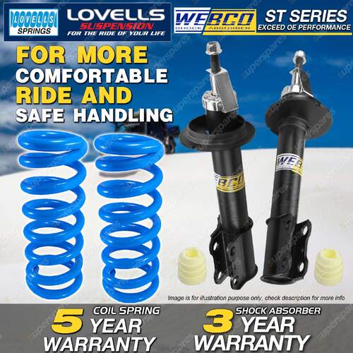 Front Webco Shock Absorbers Lovells STD Spring for LEXUS ES300 VXV10 VCV11 92-95