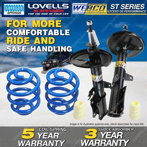 Rear Webco Shock Struts Sport Low Spring for LEXUS ES300 VXV10 VCV11 MCV20 MCV21