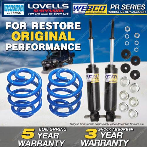 Front Webco Shock Absorber Lovells Super Low Spring for Toyota Hilux LN RN 30 40