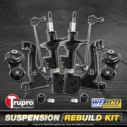 Front Shock Mount Control Arm Sway Bar Link Kit for Holden Vectra JR JS 97-02