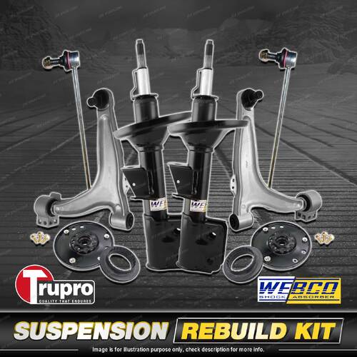 Front Shock Mount Control Arm Sway Bar Link Kit for Holden Vectra ZC 2.2 03-06