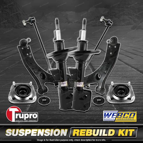 Front Shock Mount Control Arm Sway Bar Link Kit for Ford Focus LS LT 2005-2009