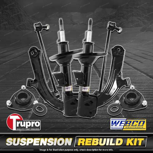 Front Shock Mount Control Arm Sway Bar Link Kit for Mitsubishi ASX XA XB XC SUV