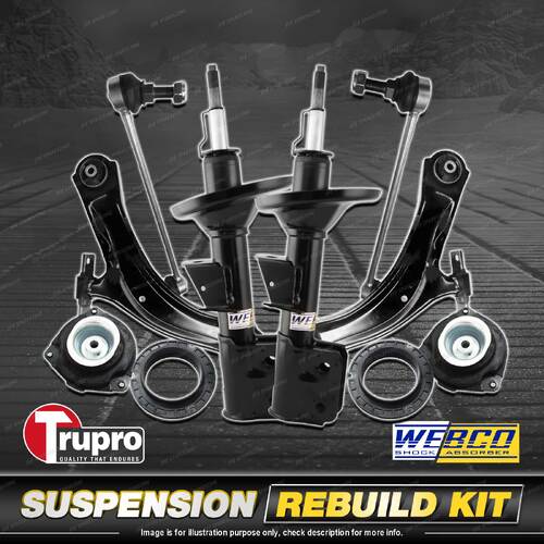 Front Shock Mount Control Arm Sway Bar Link Kit for Nissan Dualis J10 2.0 07-15