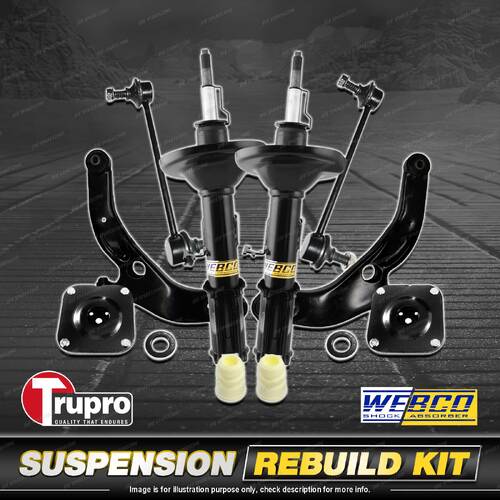 Front Shock Mount Control Arm Sway Bar Link Kit for Ford Laser KN FWD 1999-2001