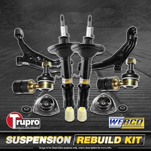 Front Shock Mount Control Arm Sway Bar Link Kit for Nissan Pulsar N15 ABS 95-00