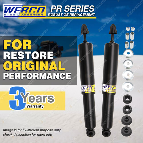 Pair Rear Webco Pro Shock Absorbers for DAIHATSU FEROZA F300 Series 4WD S/Wagon