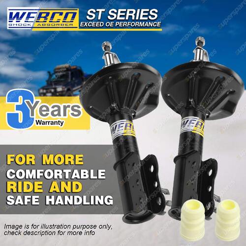 Pair Front Webco Pro Strut Shock Absorbers for EUNOS EUNOS 500 All 92-96