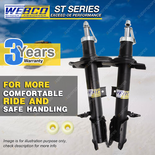 Front Webco Pro Strut Shock Absorbers for FORD ESCAPE BA ZA 4WD S/Wagon 01-04