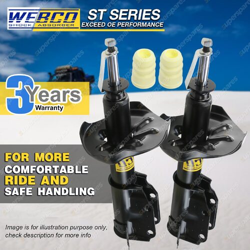 Pair Rear Webco Strut Shock Absorbers for HOLDEN NOVA LG all models 94-97