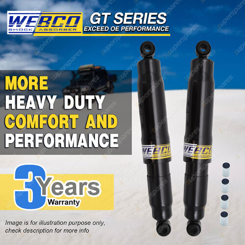 Rear Webco HD Pro Shock Absorbers for FORD ECONOVAN 1300 1600 2200 Van 81-83