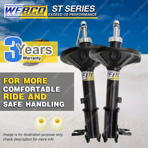 Rear Webco Pro Strut Shock Absorbers for HYUNDAI EXCEL X3  Sedan Hatch 97-00