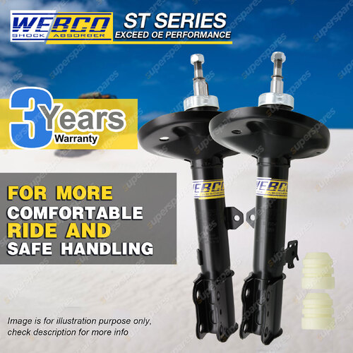 Front Webco Pro Strut Shock Absorbers for TOYOTA RAV 4 4WD Station Wagon 00-06