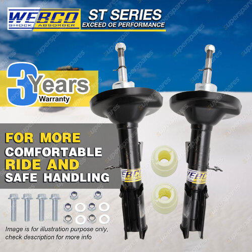 Front Webco Pro Shock Absorbers for HOLDEN COMMODORE SEDAN VR VS beam rear axle