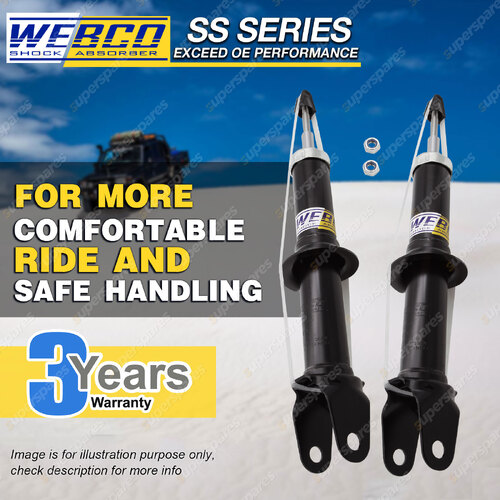 Front Webco Pro Shock Absorbers for FORD FALCON UTE BA BF MK I XL XLS 02-06