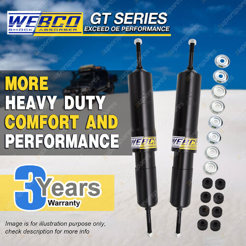 Front Webco HD Shock Absorbers for FORD MAVERICK DA Y60 LWB SWB coil susp Wagon