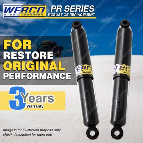 Pair Rear Webco Pro Shock Absorbers for HOLDEN COMBO SB Van Mar-96-02