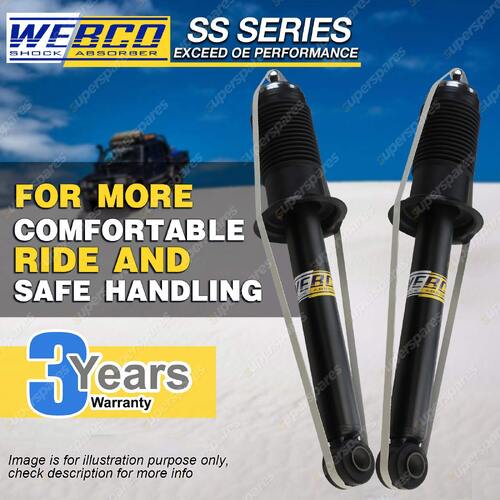 Rear Webco Shock Absorbers for MITSUBISHI VERADA KE KF KH V6 KL FWD AWD Sedan