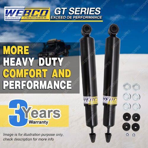 Rear Webco HD Pro Shock Absorbers for NISSAN PATROL GU Y61 Ute Cab Coil Leaf