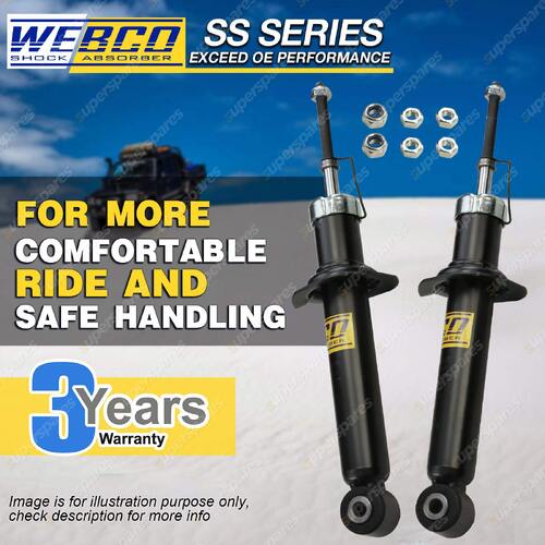 Rear Webco Pro Shock Absorbers for NISSAN PULSAR N16 1.6 1.8 Q ST Sedan Hatch