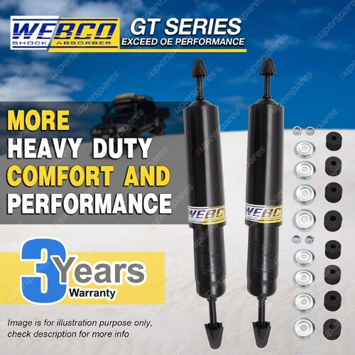 Front Webco HD Shock Absorbers for ROVER LANDROVER DEFENDER 90 110 130 S/Wagon