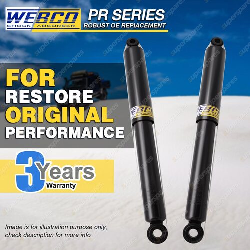 Pair Rear Webco Pro Shock Absorbers for TOYOTA HIACE KDH200 TRH200 Series 05-on