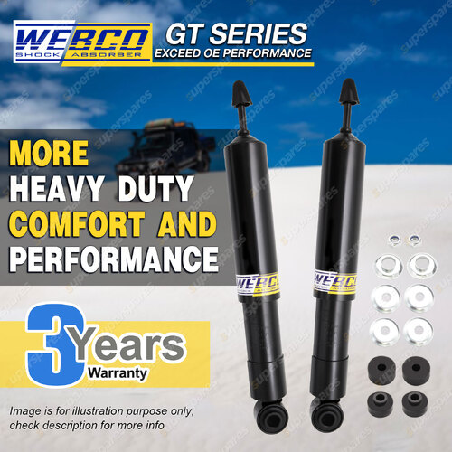 Rear Webco Pro Shock Absorbers for Toyota FJ Cruiser GSJ15R Wagon 4.0 11-16